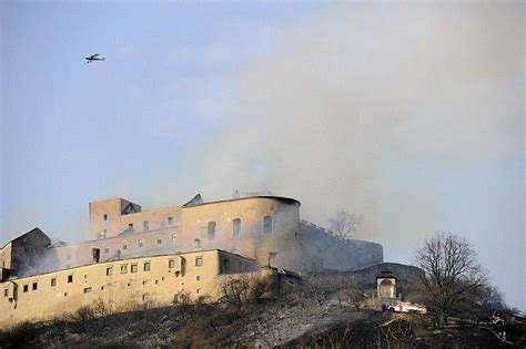 fire devastates krasna horka castle spectatorsmesk