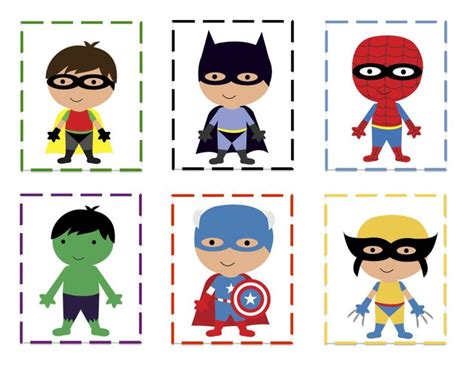 preschool printables october   mas superhero classroom theme