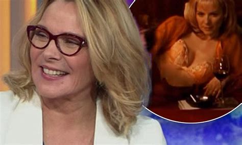 kim cattrall admits she found her raunchy scenes as samantha jones in sex and the city daunting