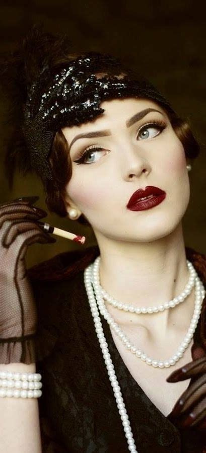 fashion beauty landscape home designe sexy girls accesorios flapper makeup 20s makeup y