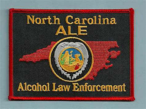 north carolina alcohol law enforcement police patch