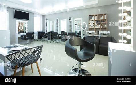 hair spa barber shop  professional equipment stock photo alamy