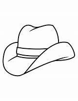 Hat Cowboy Coloring Colouring Hats Pages Printable Outline Line Drawing Cowgirl Winter Color Clipart Popular Getcolorings Clipartmag Getdrawings Cow Comments sketch template