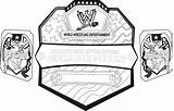 Coloring Wwe Pages Reigns Roman Championship sketch template