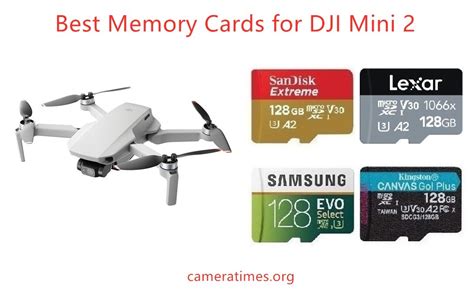 memory cards  dji mini  camera times