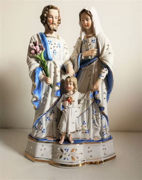 religieuze beeld van de heilige familie  biscuit catawiki