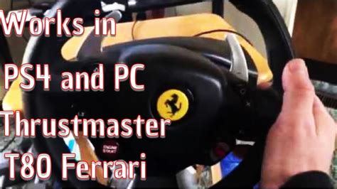 thrustmaster  ferrari  gtb edition review youtube