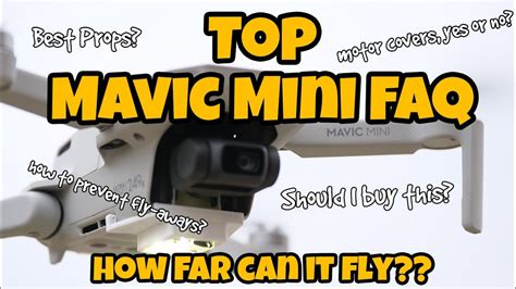 top mavic mini frequently asked questions youtube