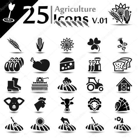 Agriculture Icons V 01 Stock Vector By ©zagandesign 31878215