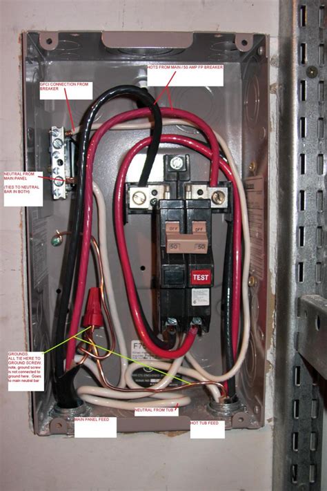 wiring diagram  amp service panel