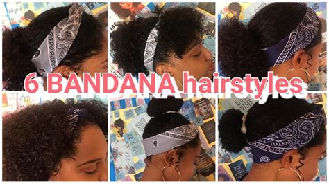 6 Bandana Hairstyles For Short Curly Hair Youtube