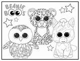 Beanie Boo Boos Ty Pops Colouring Babies Everfreecoloring Barbie Polar Unboxing Crayola Marker sketch template