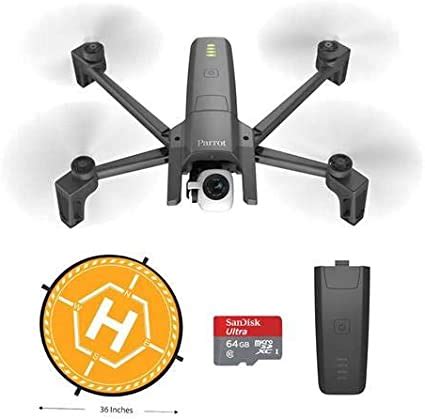 amazoncom parrot anafi portable drone  mp  hdr camera  skycontroller  bundle