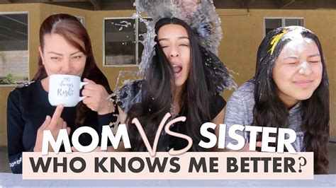 Who Knows Me Better Mom Vs Sister Egg D On Game Lovlee Monica Youtube