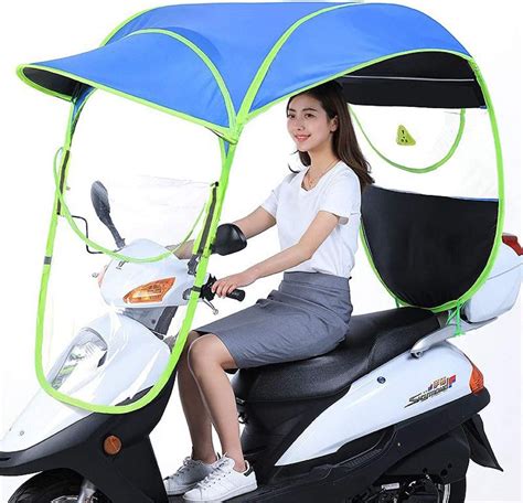 universal bicycle electric sun shade rain cover waterproof folding fully enclosed motorcycle