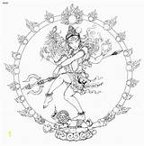 Shiva Lord Coloring Pages Nataraja Paintings Search Google Hindu Divyajanani Tattoo Template sketch template