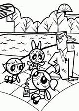 Powerpuff Girls Professor Coloring Pages sketch template