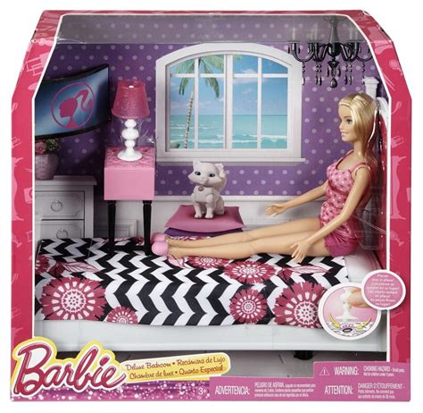 Barbie Cfb60 Doll House Bedroom Uk Toys And Games