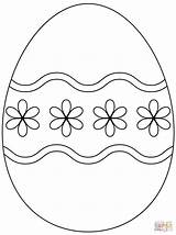 Easter Egg Coloring Pages Simple Drawing Pattern Flower Printable Eggs Color Supercoloring Oeuf Paques Oeufs Print Drawings Pâques Excellent Entitlementtrap sketch template