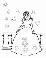 Coloring Princess Little Girl Pages Butterfly Cute Girls Print Elena Getcolorings Printable Color Reviews Sheets sketch template