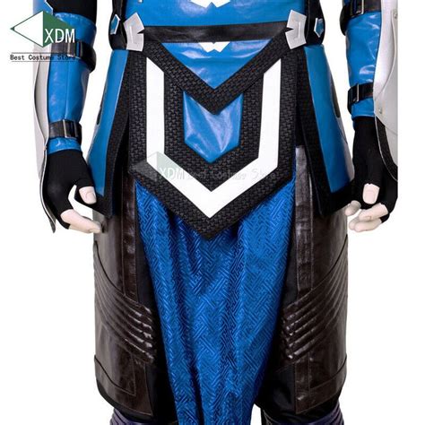 mortal kombat 11 sub zero cosplay costume mk 11 belt game halloween