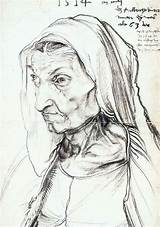 Albrecht Durer Mother Dürer Portrait Mutter Fredhatt sketch template
