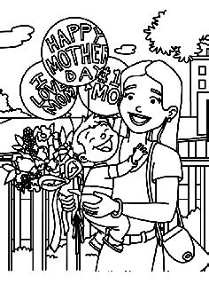 mothers day  coloring pages crayolacom