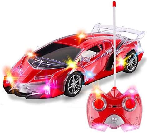 Light Up Rc Remote Control Racing Car 1 20 Scale Radio Control Sports