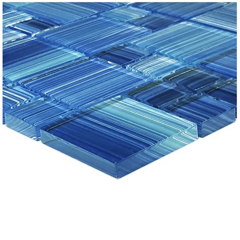 caribbean blue mixed mosaic tile gwmb glass pool tile aquablu mosaics