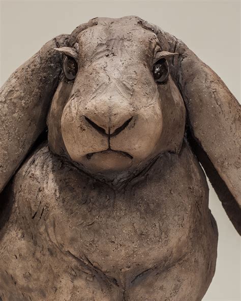 rabbit sculpture  nick mackman animal sculpture