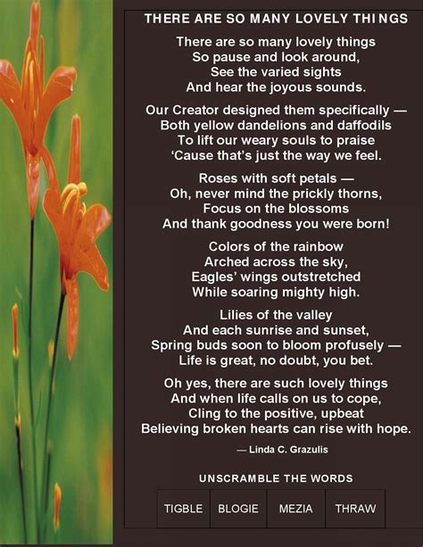 poem     lovely  poems color  life prayers