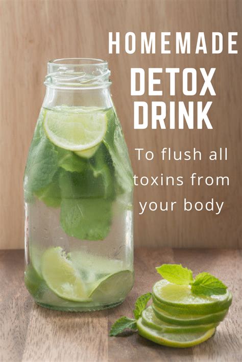 homemade detox drink to flush all toxins from your body and boost