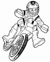 Bike Dirt Helmet Drawing Coloring Getdrawings sketch template