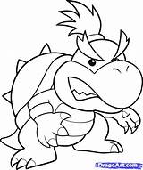 Coloring Bowser Jr Pages Mario Koopalings Colouring Super Vs Drawing Cool Color Print Drawings Az Brilliance Comments Coloringhome Library Clipart sketch template