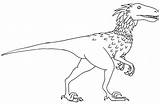 Deinonychus Coloring Pages Dinosaur Sparad Anycoloring Från sketch template