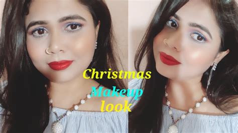 ♥️♥️ Glowy Christmas Makeup Look 🌲christmas Makeup Tutorial2019 🌲🌲