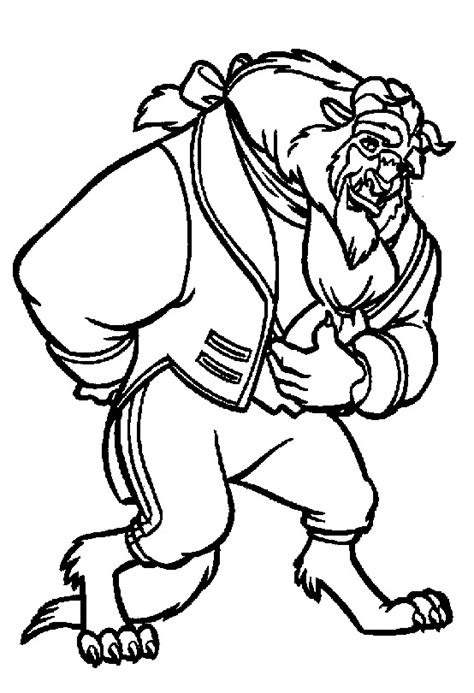 beast coloring page  printable coloring pages