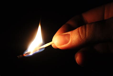 burning match allaboutleancom