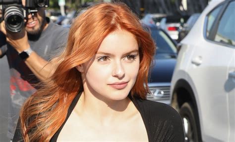 ariel winter debuts fiery red hair in west hollywood ariel winter just jared