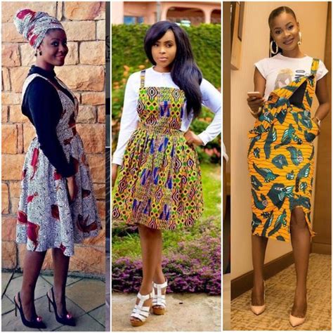 ankara pinafore styles collection for fashion lovers 2020