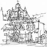 Granada Catedral sketch template