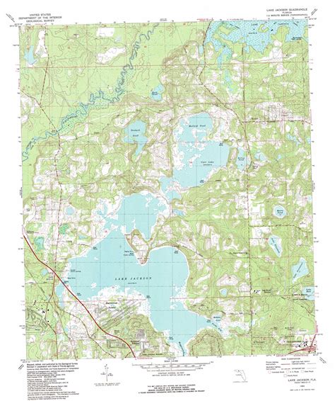lake jackson topographic map fl usgs topo quad