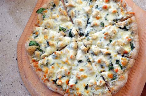 chicken  spinach alfredo pizza  mother  daughter