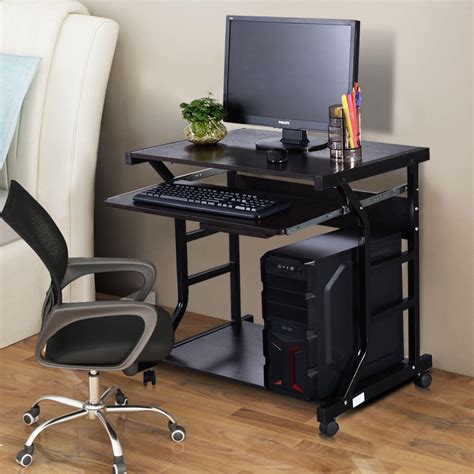 goplus  computer workstation  casters sears marketplace
