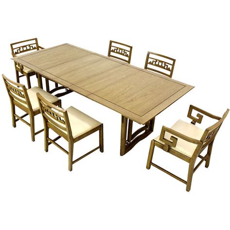 mid century oriental modern dining table   chairs set  stdibs
