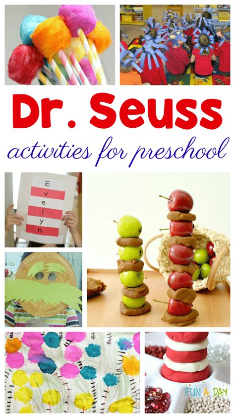 dr seuss activities  preschool fun  day