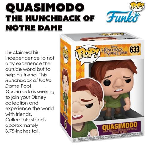 Funko Toys Funko Pop Quasimodo The Hunchback Of Notre Dame Poshmark