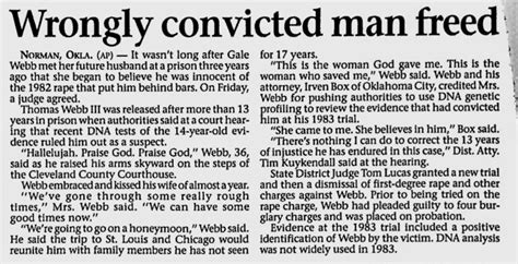 the wrongful conviction of thomas webb iii nbcnews