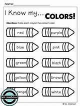 Grade First Printables Worksheets Colors Preschool School Activities Assessment Back Learning Homeschool Kids Choose Board Teaching sketch template