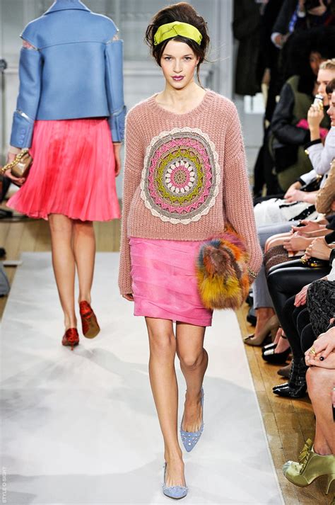 knitwear trends on the runway fall 2012 moschino cheap